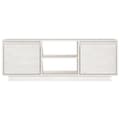 Miniatyrbilde 6 av 10: vidaXL TV-benk 110x30x40 cm heltre furu hvit