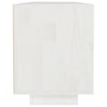 Miniatyrbilde 7 av 10: vidaXL TV-benk 110x30x40 cm heltre furu hvit