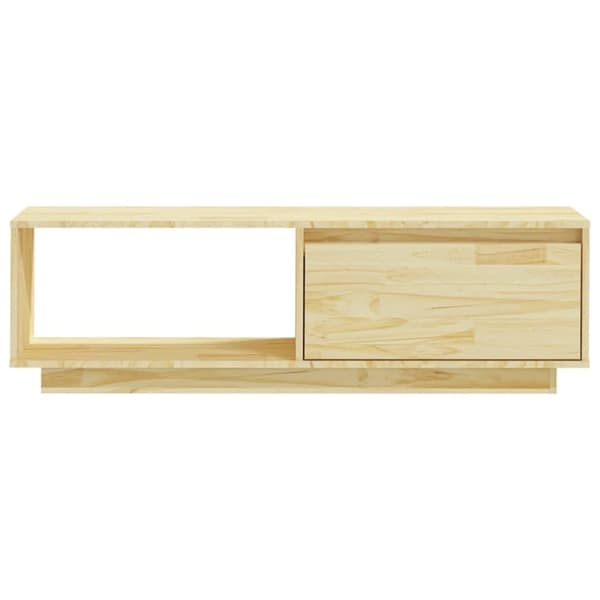 vidaXL TV-benk 110x30x33,5 cm heltre furu