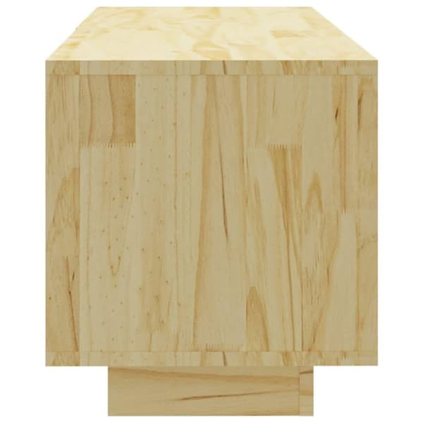 vidaXL TV-benk 110x30x33,5 cm heltre furu