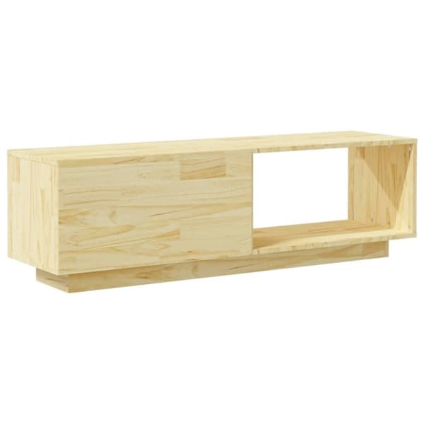 vidaXL TV-benk 110x30x33,5 cm heltre furu