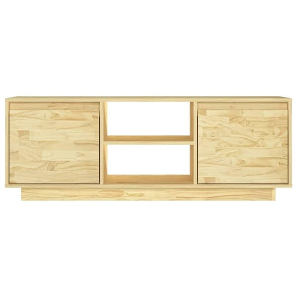 vidaXL tv-bord 110x30x40 cm massivt fyrretræ