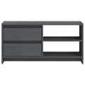 Miniatyrbilde 6 av 11: vidaXL TV-benk 80x31x39 cm heltre furu grå