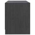 Miniatyrbilde 7 av 11: vidaXL TV-benk 80x31x39 cm heltre furu grå