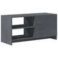 Miniatyrbilde 8 av 11: vidaXL TV-benk 80x31x39 cm heltre furu grå