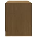 Miniatyrbilde 7 av 11: vidaXL TV-benk 80x31x39 cm heltre furu honningbrun