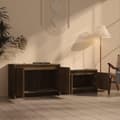 Miniatyrbillede 3 af 10: vidaXL tv-skab 146,5x35x50 cm spånplade brun egetræsfarve