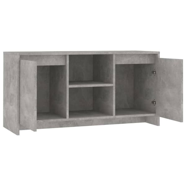 vidaXL tv-bord 102x37,5x52,5 cm konstrueret træ betongrå