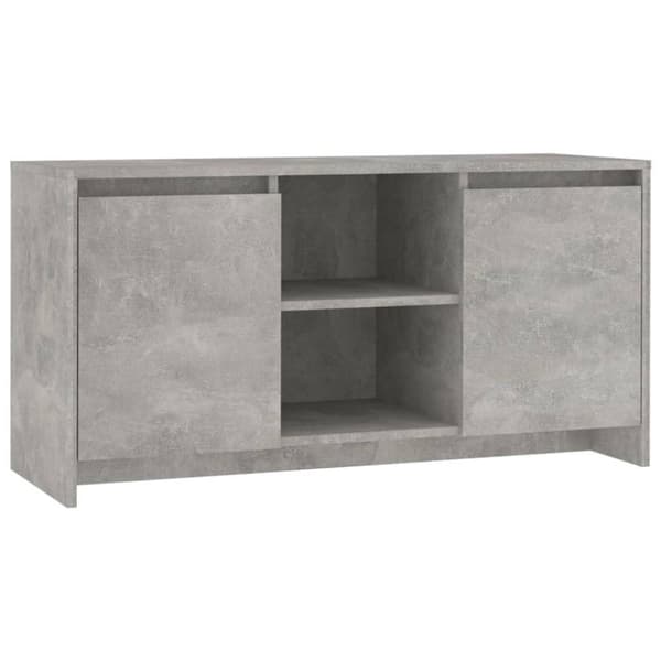 vidaXL tv-bord 102x37,5x52,5 cm konstrueret træ betongrå