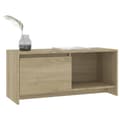 Miniatyrbilde 4 av 10: vidaXL TV-benk sonoma eik 90x35x40 cm sponplate