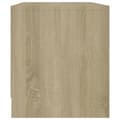 Miniatyrbilde 6 av 10: vidaXL TV-benk sonoma eik 90x35x40 cm sponplate