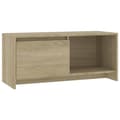 Miniatyrbilde 1 av 10: vidaXL TV-benk sonoma eik 90x35x40 cm sponplate