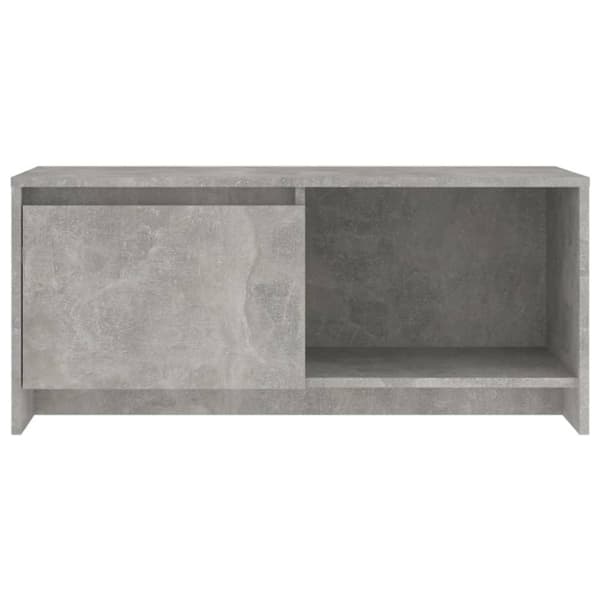 vidaXL TV-benk betonggrå 90x35x40 cm sponplate