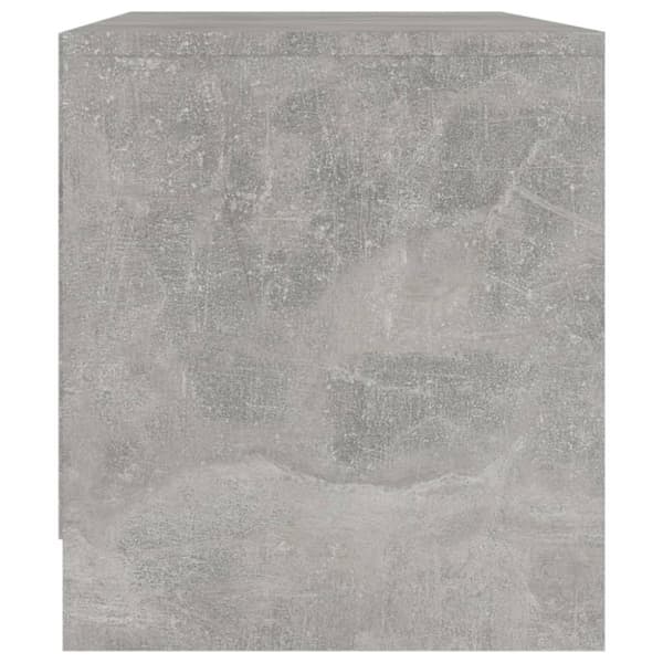 vidaXL TV-benk betonggrå 90x35x40 cm sponplate