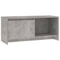 Miniatyrbilde 1 av 10: vidaXL TV-benk betonggrå 90x35x40 cm sponplate