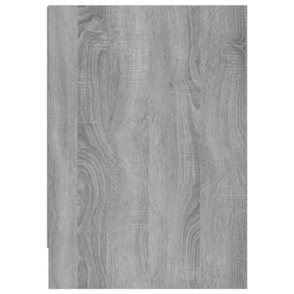 vidaXL tv-bord 146,5x35x50 cm spånplade grå sonoma-eg