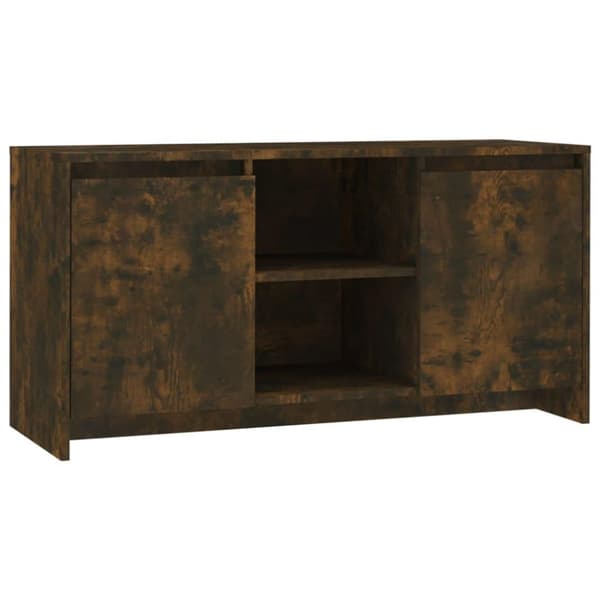 vidaXL TV-bänk rökig ek 102x37,5x52,5 cm spånskiva