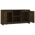 Miniatyrbillede 7 af 11: vidaXL tv-bord 102x37,5x52,5 cm spånplade røget egetræsfarve
