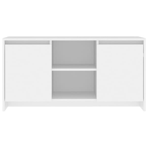 vidaXL TV-taso valkoinen 102x37,5x52,5 cm tekninen puu