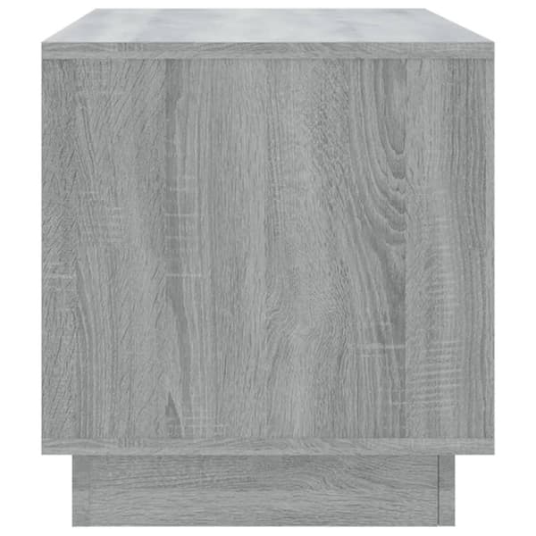 vidaXL TV-benk grå sonoma eik 102x41x44 cm sponplate