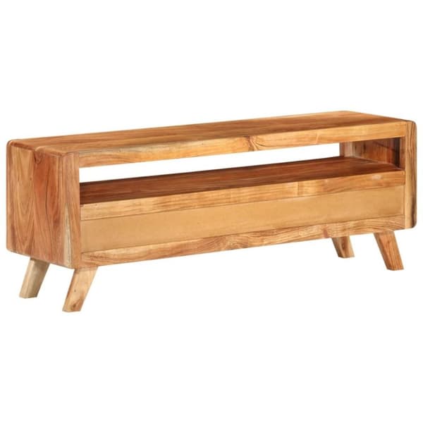 vidaXL TV-benk 110x30x40 cm heltre akasie
