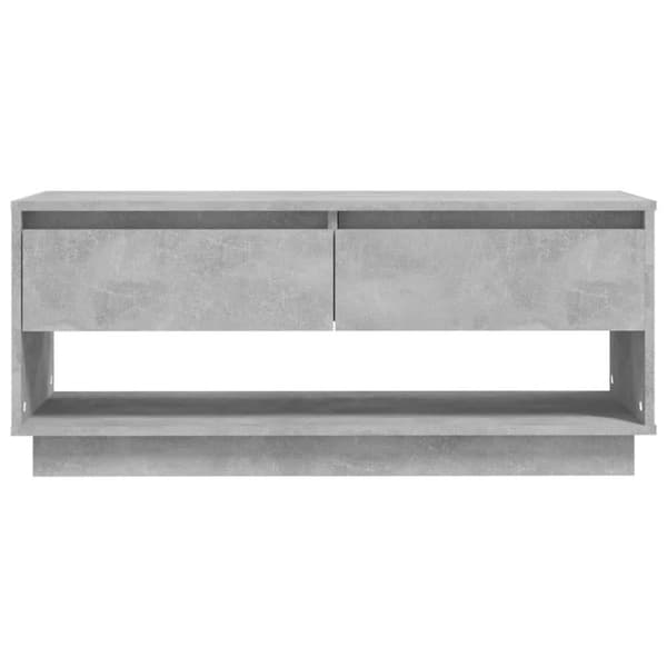 vidaXL tv-bord 102x41x44 cm spånplade betongrå