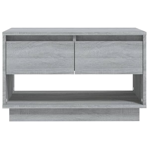 vidaXL TV-benk grå sonoma eik 70x41x44 cm sponplate