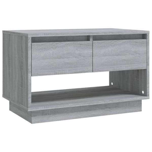 vidaXL TV-benk grå sonoma eik 70x41x44 cm sponplate