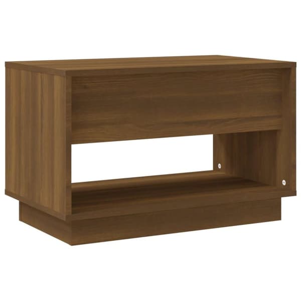 vidaXL TV-benk brun eik 70x41x44 cm sponplate