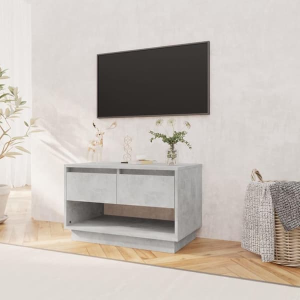 vidaXL tv-bord 70x41x44 cm spånplade betongrå