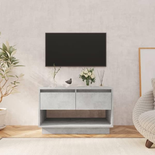 vidaXL tv-bord 70x41x44 cm spånplade betongrå