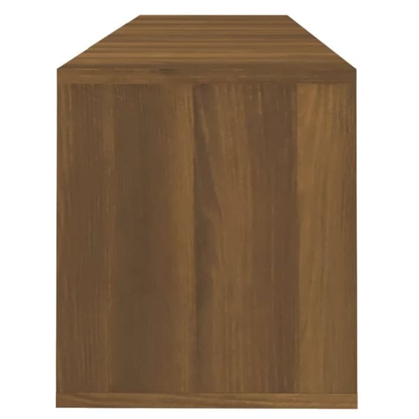 vidaXL TV-benk brun eik 120x30x40,5 cm sponplate