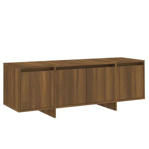 vidaXL TV-benk brun eik 120x30x40,5 cm sponplate