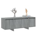 Miniatyrbilde 4 av 11: vidaXL TV-benk grå sonoma eik 120x30x40,5 cm sponplate