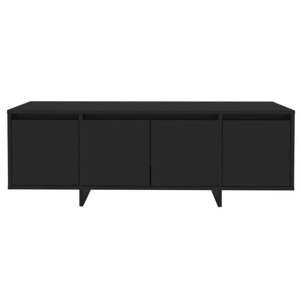 vidaXL Tv-bänk svart 120x30x40,5 cm spånskiva