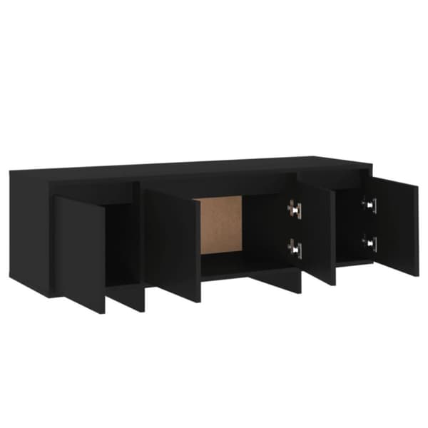 vidaXL Tv-bänk svart 120x30x40,5 cm spånskiva