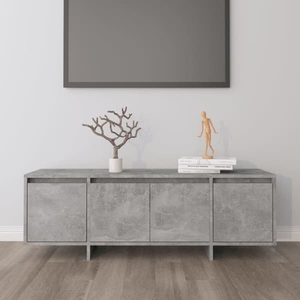 vidaXL TV-benk betonggrå 120x30x40,5 cm sponplate