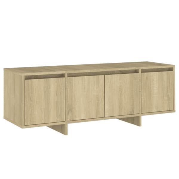 vidaXL TV-benk sonoma eik 120x30x40,5 cm sponplate