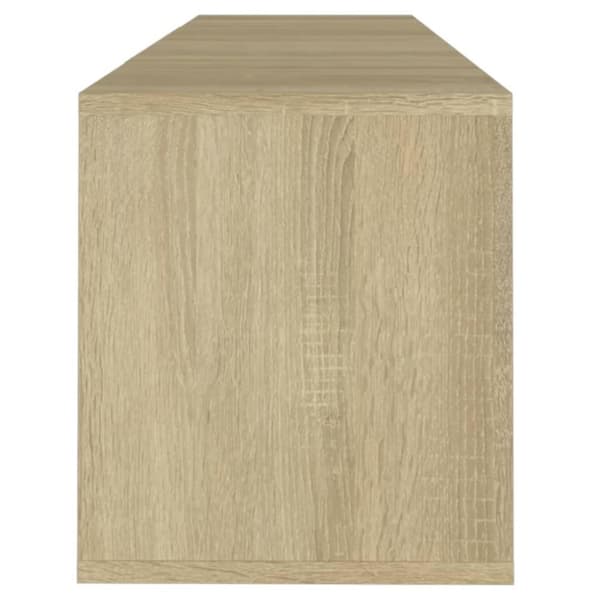 vidaXL tv-bord 120x30x40,5 cm spånplade sonoma-eg