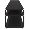 Miniatyrbillede 3 af 8: vidaXL tv-bord 200x40x40,5 cm hærdet glas sort