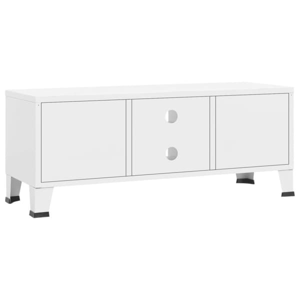 vidaXL industrielt tv-skab 105x35x42 cm hvid
