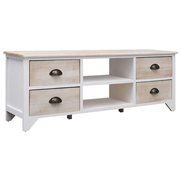 vidaXL tv-skab 108x30x40 cm massivt kejsertræ