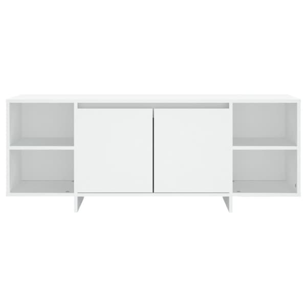 vidaXL TV-bänk vit 130x35x50 cm spånskiva