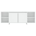 Miniatyrbillede 5 af 10: vidaXL tv-skab 130x35x50 cm spånplade hvid
