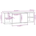 Miniatyrbillede 8 af 10: vidaXL tv-skab 130x35x50 cm spånplade hvid