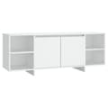 Miniatyrbillede 1 af 10: vidaXL tv-skab 130x35x50 cm spånplade hvid