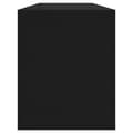 Miniatyrbilde 7 av 10: vidaXL TV-benk svart 130x35x50 cm sponplate