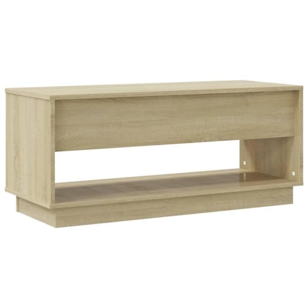 vidaXL tv-bord 102x41x44 cm spånplade sonoma-eg