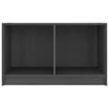 Miniatyrbilde 6 av 10: vidaXL TV-benk grå 70x33x42 cm heltre furu