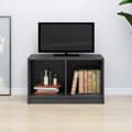 Miniatyrbilde 9 av 10: vidaXL TV-benk grå 70x33x42 cm heltre furu